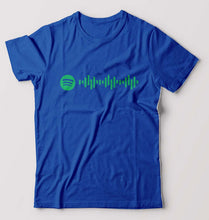 Load image into Gallery viewer, Spotify T-Shirt for Men-Royal Blue-Ektarfa.online