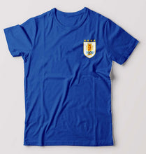 Load image into Gallery viewer, Uruguay Football T-Shirt for Men-Royal Blue-Ektarfa.online