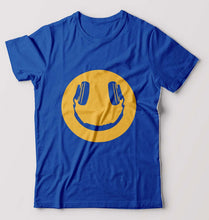 Load image into Gallery viewer, Emoji Headphone Music T-Shirt for Men-Royal Blue-Ektarfa.online