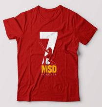 Load image into Gallery viewer, MS Dhoni (MSD) T-Shirt for Men-Red-Ektarfa.online
