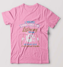 Load image into Gallery viewer, Drummer T-Shirt for Men-Light Baby Pink-Ektarfa.online