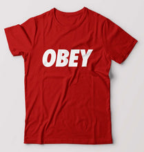 Load image into Gallery viewer, Obey T-Shirt for Men-Red-Ektarfa.online