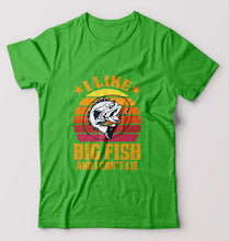 Load image into Gallery viewer, Fishing T-Shirt for Men-flag green-Ektarfa.online