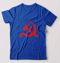 Load image into Gallery viewer, Communist party T-Shirt for Men-Royal Blue-Ektarfa.online