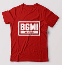 Load image into Gallery viewer, Battlegrounds Mobile India (BGMI) T-Shirt for Men-Red-Ektarfa.online