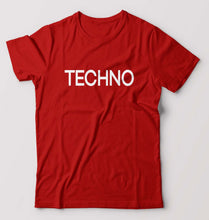 Load image into Gallery viewer, Techno T-Shirt for Men-Red-Ektarfa.online