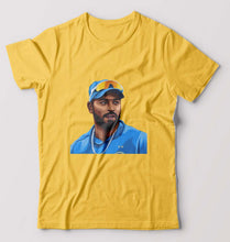 Load image into Gallery viewer, Hardik Pandya T-Shirt for Men-Golden Yellow-Ektarfa.online