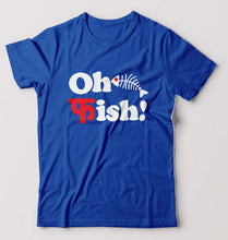 Load image into Gallery viewer, Fish Funny T-Shirt for Men-Royal Blue-Ektarfa.online