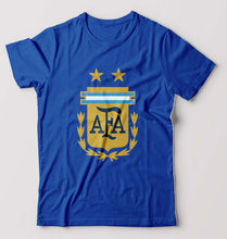 Load image into Gallery viewer, Argentina Football T-Shirt for Men-Royal Blue-Ektarfa.online
