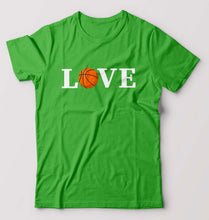 Load image into Gallery viewer, NBA Basketball Love T-Shirt for Men-flag green-Ektarfa.online