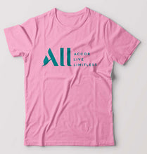Load image into Gallery viewer, ACCOR LIVE LIMITLESS (ALL) T-Shirt for Men-Light Baby Pink-Ektarfa.online
