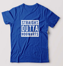 Load image into Gallery viewer, Harry Potter Hogwarts T-Shirt for Men-Royal Blue-Ektarfa.online