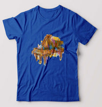 Load image into Gallery viewer, Piano T-Shirt for Men-Royal Blue-Ektarfa.online