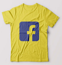 Load image into Gallery viewer, Facebook T-Shirt for Men-Yellow-Ektarfa.online
