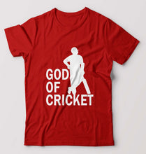 Load image into Gallery viewer, Sachin Tendulkar God T-Shirt for Men-Red-Ektarfa.online