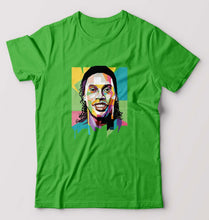 Load image into Gallery viewer, Ronaldinho T-Shirt for Men-flag green-Ektarfa.online