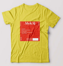 Load image into Gallery viewer, Aly & AJ T-Shirt for Men-Yellow-Ektarfa.online