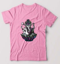 Load image into Gallery viewer, Psychedelic Ganesha T-Shirt for Men-Light Baby Pink-Ektarfa.online