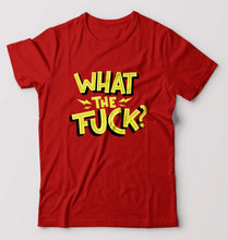 Load image into Gallery viewer, What The Fuck T-Shirt for Men-Red-Ektarfa.online