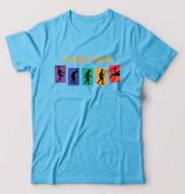 Load image into Gallery viewer, Evolution Football T-Shirt for Men-Light Blue-Ektarfa.online