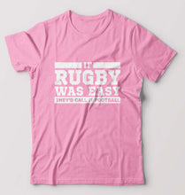 Load image into Gallery viewer, Rugby T-Shirt for Men-Light Baby Pink-Ektarfa.online