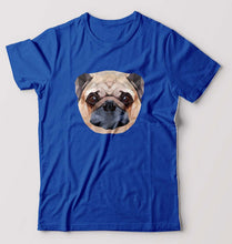 Load image into Gallery viewer, Pug Dog T-Shirt for Men-Royal Blue-Ektarfa.online
