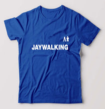 Load image into Gallery viewer, Jaywalking T-Shirt for Men-Royal Blue-Ektarfa.online