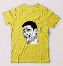 Load image into Gallery viewer, Yao Ming Face(Bitch Please) T-Shirt for Men-Yellow-Ektarfa.online