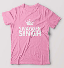 Load image into Gallery viewer, Swagger Singh T-Shirt for Men-Light Baby Pink-Ektarfa.online