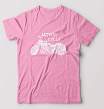 Load image into Gallery viewer, Motorcycle T-Shirt for Men-Light Baby Pink-Ektarfa.online