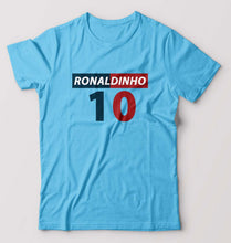 Load image into Gallery viewer, Ronaldinho T-Shirt for Men-Light blue-Ektarfa.online