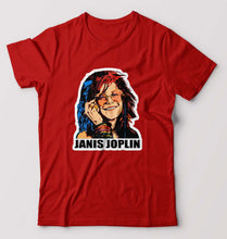 Load image into Gallery viewer, Janis Joplin T-Shirt for Men-Red-Ektarfa.online