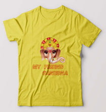 Load image into Gallery viewer, Ganpati JI(Ganesh) T-Shirt for Men-Yellow-Ektarfa.online