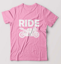 Load image into Gallery viewer, Ride Superbike T-Shirt for Men-Light Baby Pink-Ektarfa.online