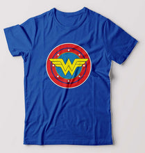 Load image into Gallery viewer, Wonder Woman Superhero T-Shirt for Men-Royal Blue-Ektarfa.online