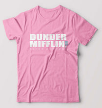 Load image into Gallery viewer, Dunder Mifflin T-Shirt for Men-Light Baby Pink-Ektarfa.online