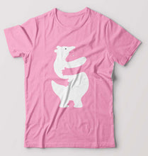 Load image into Gallery viewer, Hippo Dolphin Hug T-Shirt for Men-Light Baby Pink-Ektarfa.online