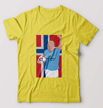 Load image into Gallery viewer, Erling Haaland T-Shirt for Men-Yellow-Ektarfa.online