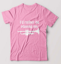 Load image into Gallery viewer, Trumpet Love T-Shirt for Men-Light Baby Pink-Ektarfa.online