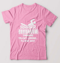 Load image into Gallery viewer, Swimming T-Shirt for Men-Light Baby Pink-Ektarfa.online