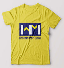 Load image into Gallery viewer, Hindustan Motors Limited T-Shirt for Men-Yellow-Ektarfa.online