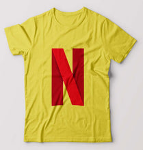 Load image into Gallery viewer, Netflix T-Shirt for Men-Yellow-Ektarfa.online