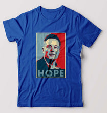 Load image into Gallery viewer, Elon Musk Hope T-Shirt for Men-Royal Blue-Ektarfa.online