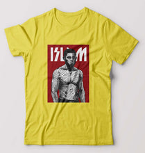 Load image into Gallery viewer, Islam Makhachev T-Shirt for Men-Yellow-Ektarfa.online