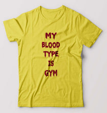 Load image into Gallery viewer, Gym T-Shirt for Men-Yellow-Ektarfa.online