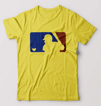 Load image into Gallery viewer, Baseball T-Shirt for Men-Yellow-Ektarfa.online