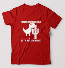 Load image into Gallery viewer, Internet T-Shirt for Men-Red-Ektarfa.online