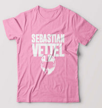 Load image into Gallery viewer, Sebastian Vettel F1 T-Shirt for Men-Light Baby Pink-Ektarfa.online