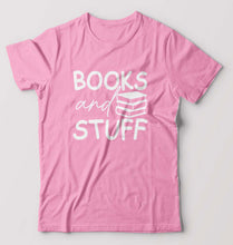 Load image into Gallery viewer, Books T-Shirt for Men-Light Baby Pink-Ektarfa.online