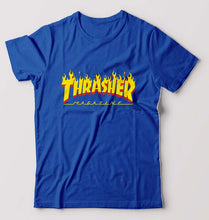 Load image into Gallery viewer, Thrasher Magzine T-Shirt for Men-Royal blue-Ektarfa.online